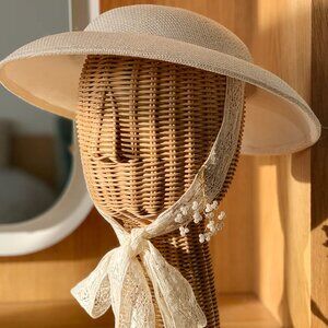 MWT Miss Patina Hepburn Mushroom Hat - O/S (One Size)